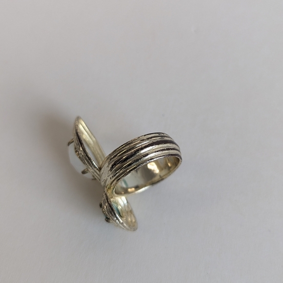 Kendra Scott Rare Yira Double Stone Gypsy Ring - sz 7¼ - 7½ *Signs of Wear* - Picture 6 of 10